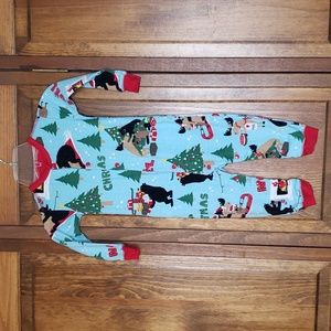 Little Blue House NWOT Wild About Christmas Onesie Pajamas Sz 18-24M